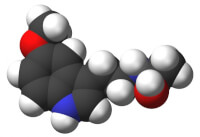 Melatonine molecuul / Bron: Sbrools, Wikimedia Commons (CC BY-SA-3.0)