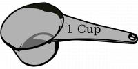 237 ml = 1 cup / Bron: Clker Free Vector Images, Pixabay