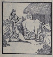 Vishvamitra en de koe des overvloeds  / Bron: Ramnadayandatta Shastri Pandey, Wikimedia Commons (Publiek domein)