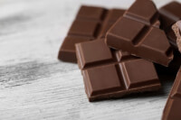 Chocolade kan de blaaswand irriteren / Bron: Africa Studio/Shutterstock.com