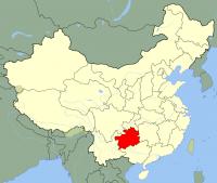 Provincie Guizhou in China / Bron: Joowwww, Wikimedia Commons (Publiek domein)