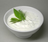 Yoghurt met actieve culturen / Bron: Rainer Zenz, Wikimedia Commons (CC BY-SA-3.0)