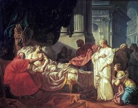 Antiochus en Stratonice / Bron: Jacques-Louis David, Wikimedia Commons (Publiek domein)