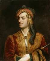 De Engelse Dichter Lord Byron (1788-1824) hield ervan het beeld van zichzelf als incarnatie van de duivel te cultiveren. / Bron: Thomas Phillips, Wikimedia Commons (Publiek domein)
